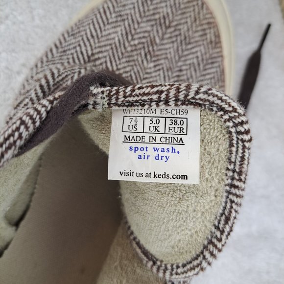 Keds Herringbone Sneakers Size 7.5 - Picture 8 of 8